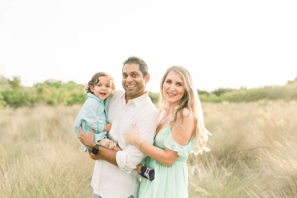 Family photo for blogger lifestyle in tampa
