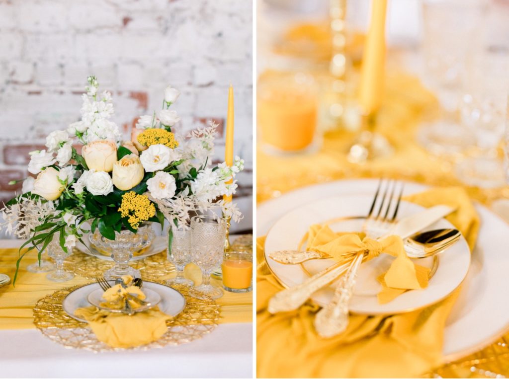 Table details for wedding inspiration 