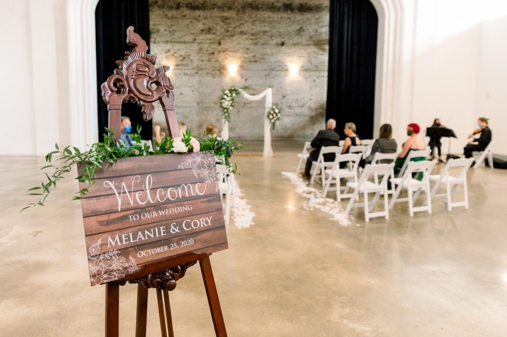 Inside ceremony of Rialto Theatre Wedding Venue Downtown Tampa