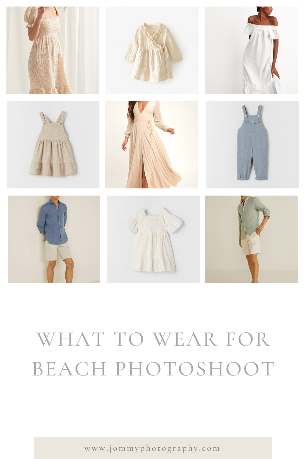 Outfits for beach photoshoot